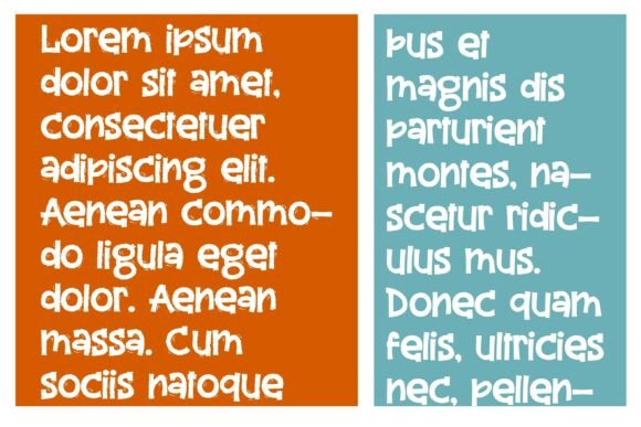 Peaberry Scary Trio Font PNG with transparent background - Preview 3