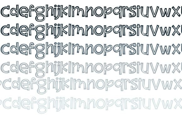 Peaberry Scary Trio Font PNG with transparent background - Preview 5