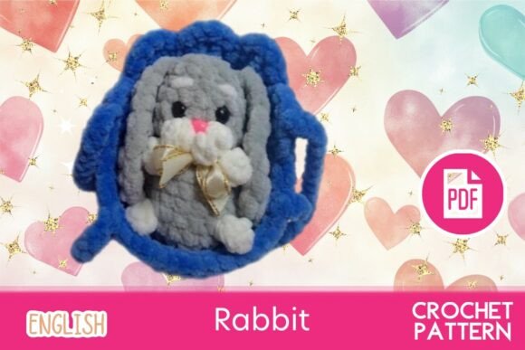 Rabbit Bunny Crochet Toy PDF Amigurumi