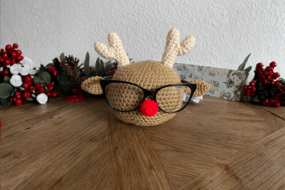 Rudolf Glasses Holder Crochet