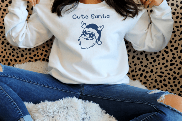 Santa Face Font PNG with transparent background - Preview 5
