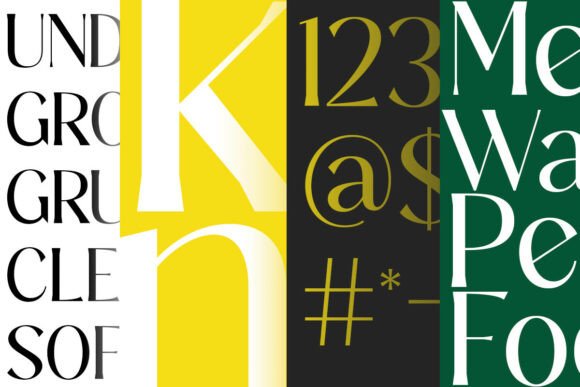 Sarghet Regular Font PNG with transparent background - Preview 5