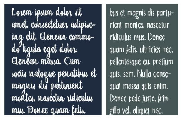 Seafaring Scarring Trio Font PNG with transparent background - Preview 2