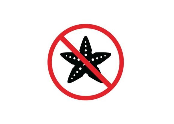 Prohibited and Dangerous Starfish Signs