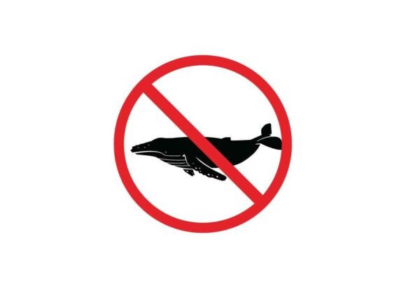 Prohibited and Dangerous Whale Signs