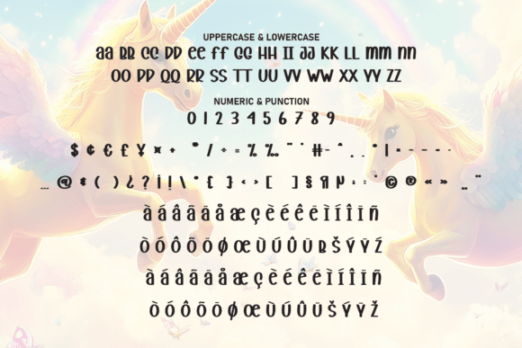 Barbie Unicorn Font - Preview 6