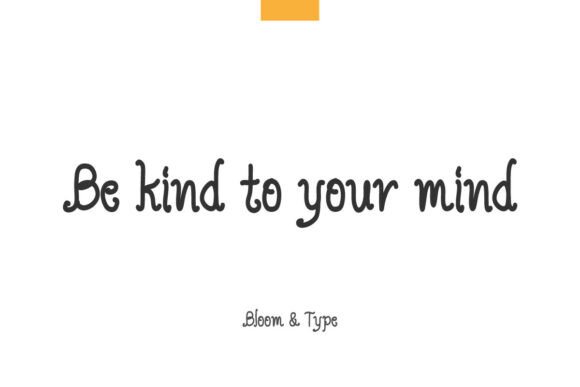 Blooming Font - Preview 1