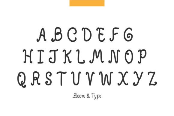Blooming Font - Preview 3