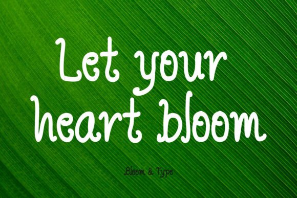 Blooming Font - Preview 6