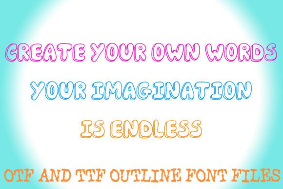 Bubble Pop Cartoon Font - Preview 2