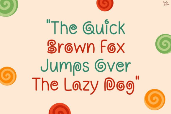Candy Roll Font - Preview 3