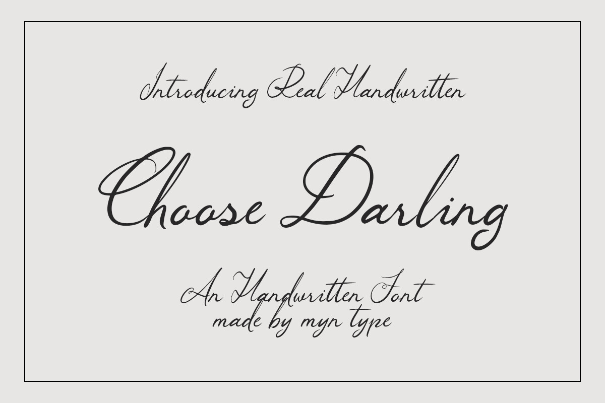 Choose Darling