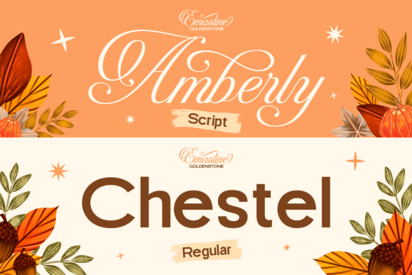 Emasline Goldenstone Font - Preview 3