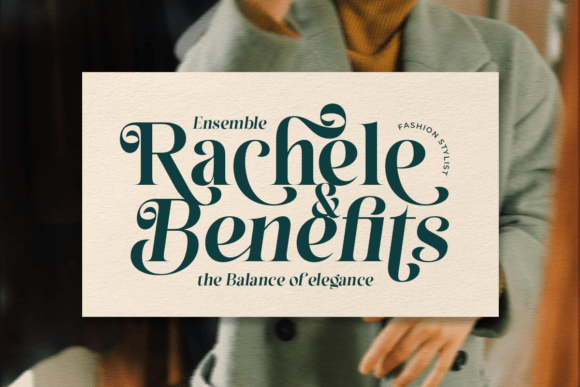 Esthetic Beauty Font PNG with transparent background - Preview 1
