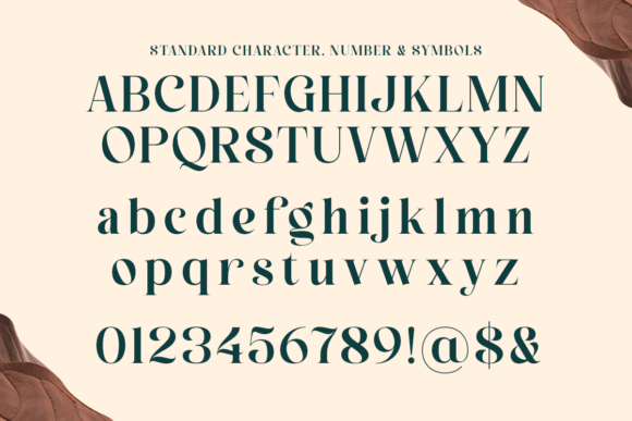 Esthetic Beauty Font PNG with transparent background - Preview 5