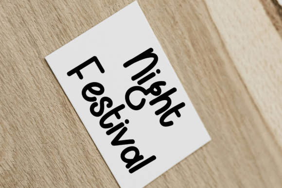 Flower Newyear Font - Preview 1