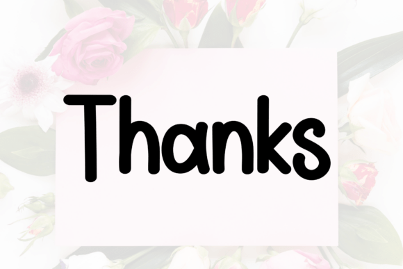 Flower Newyear Font - Preview 4