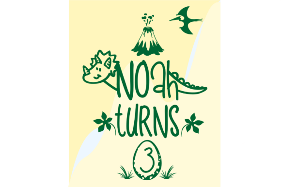 Funny Dino Font PNG with transparent background - Preview 4