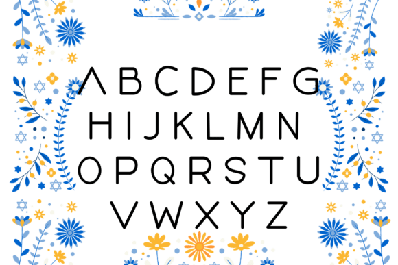 Hanukkah Font - Preview 1