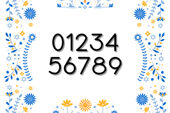 Hanukkah Font - Preview 3