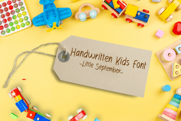Little September Font PNG with transparent background - Preview 2