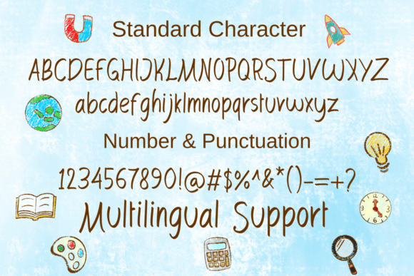 Little September Font PNG with transparent background - Preview 4