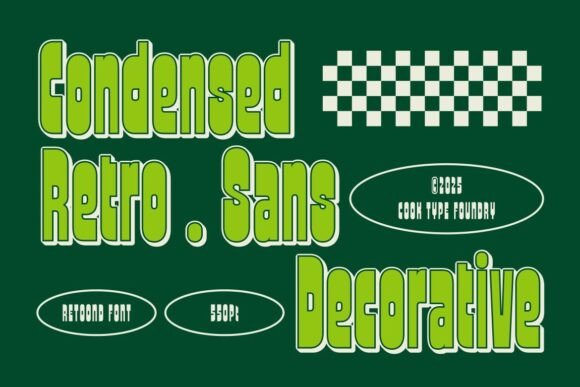 Retoond Font PNG with transparent background - Preview 1