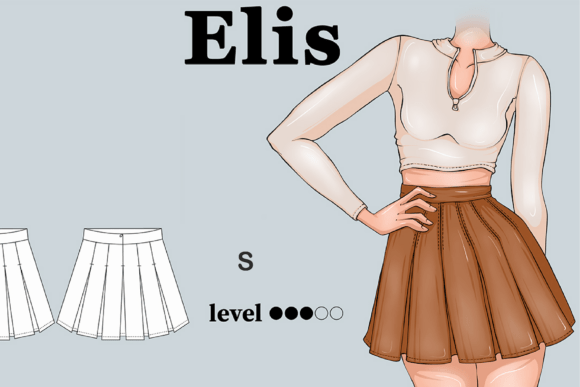Women Skirt Pattern S Pleated Skirt