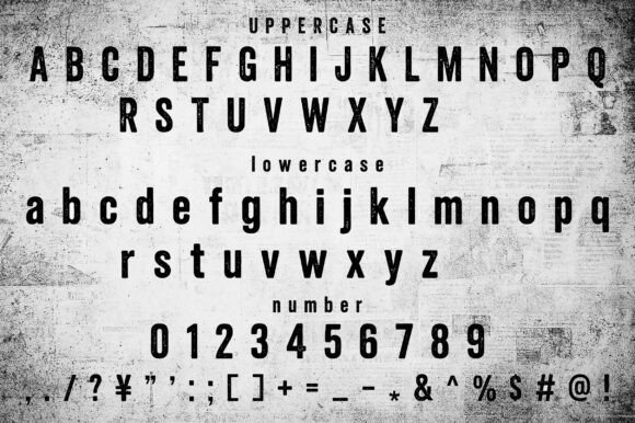 Bold Rust Font - Preview 1