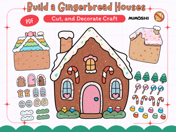 Build A Gingerbread House Graphics