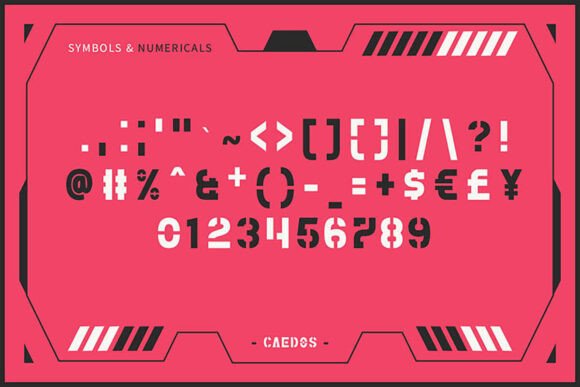 Caedos Font - Preview 2