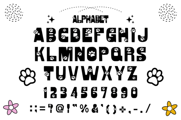 Cat Birthday Font - Preview 4