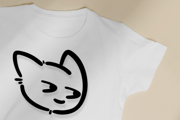 Cat Face Feelings Font - Preview 4