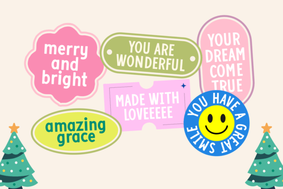 Christmas Cutout Font - Preview 6