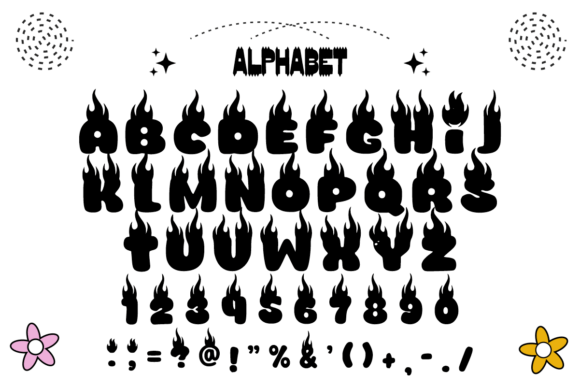 Dragon Fire Font - Preview 4