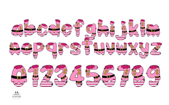Elf Squad Pink Font - Preview 3