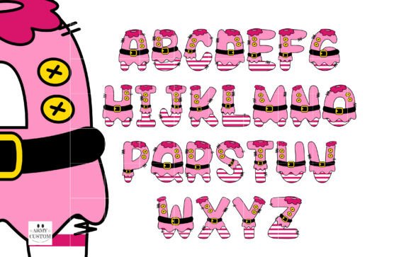 Elf Squad Pink Font - Preview 4