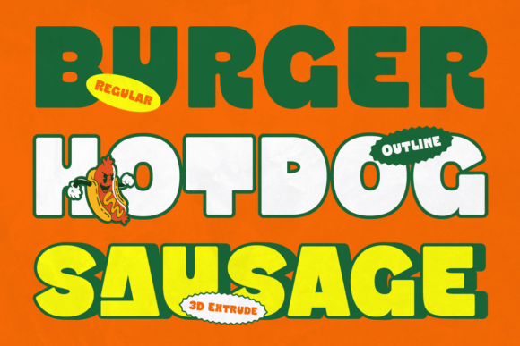 Flanky Font PNG with transparent background - Preview 3