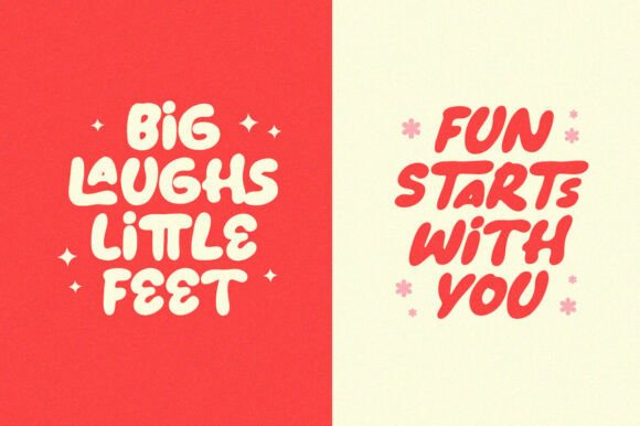 Giggle Drop Font - Preview 2