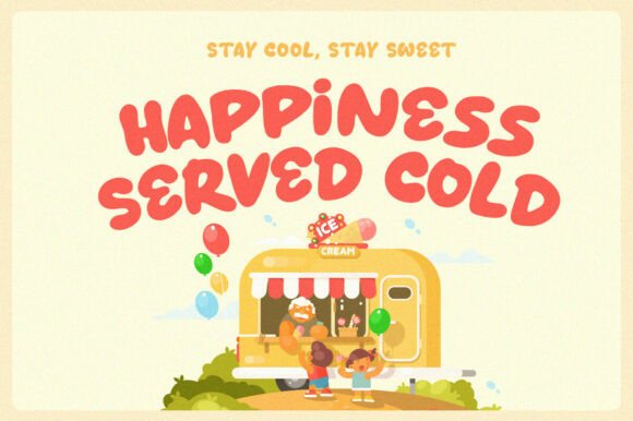 Giggle Drop Font - Preview 3