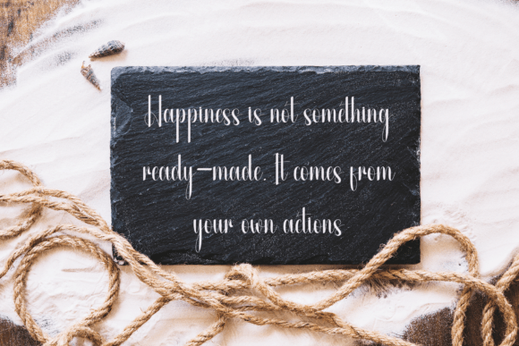 Happy Bookmark Font PNG with transparent background - Preview 4