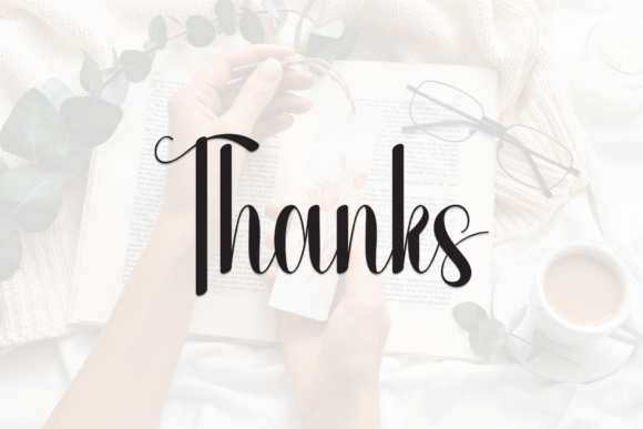 Happy Bookmark Font PNG with transparent background - Preview 6