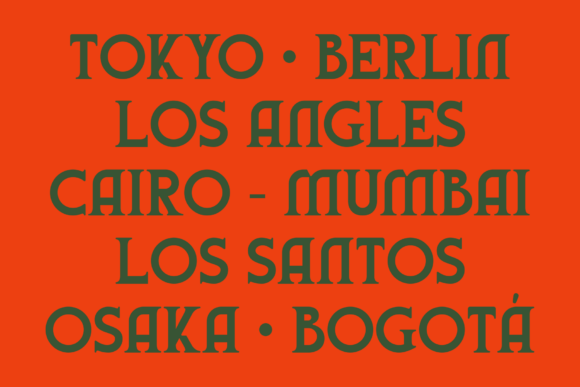 Mishca Font PNG with transparent background - Preview 4