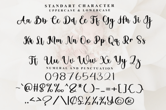 Queen Wedding Font PNG with transparent background - Preview 4