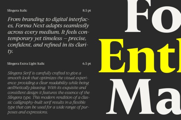 Slingera Font PNG with transparent background - Preview 1