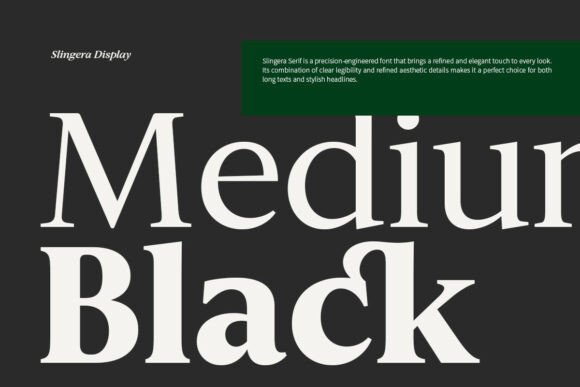 Slingera Font PNG with transparent background - Preview 2