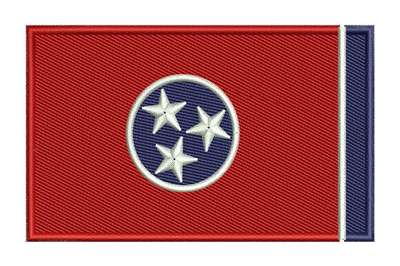 Tennessee State Flag Embroidery Designs