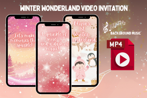 Winter Onederland Video Invitation