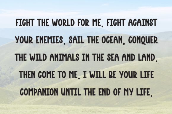 Beach Point Font - Preview 5