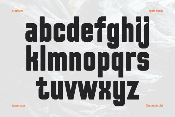 Brodhera Font - Preview 3